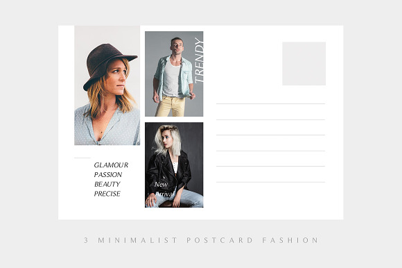 3 Fashion Sales Postcard in Postcard Templates - product preview 2