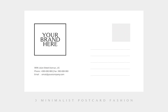 3 Fashion Sales Postcard in Postcard Templates - product preview 4