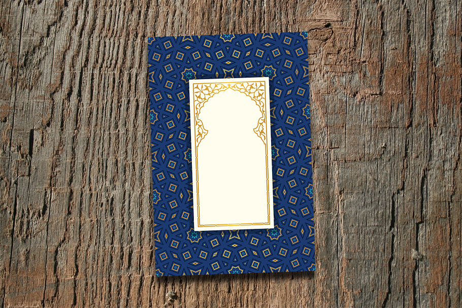 Arabic arch template in Card Templates - product preview 8