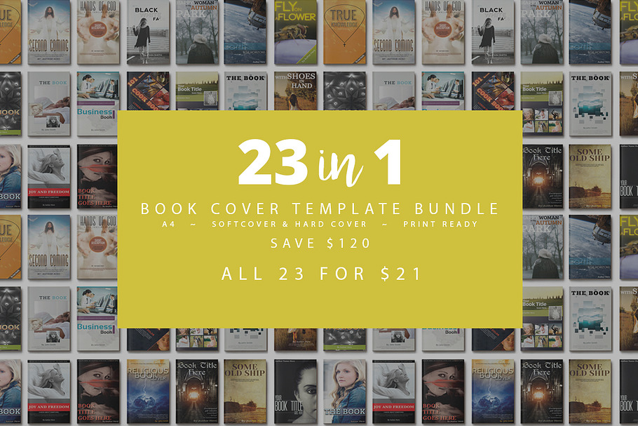 Book Cover Bundle - 85% Off