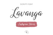 Lavanga | Font + Instagram Stories