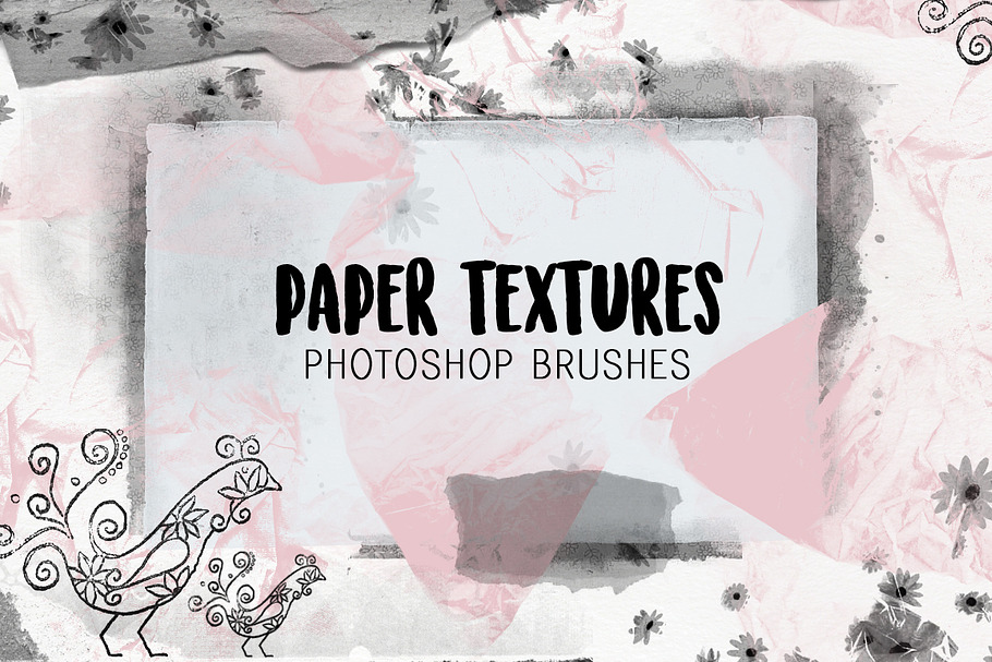 Paper Textures photoshop brushes