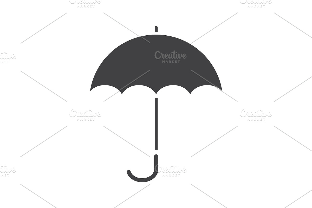 Umbrella glyph icon in Glyph Icons - product preview 8