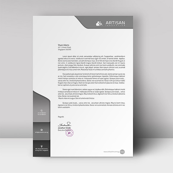 Letterhead in Stationery Templates - product preview 5