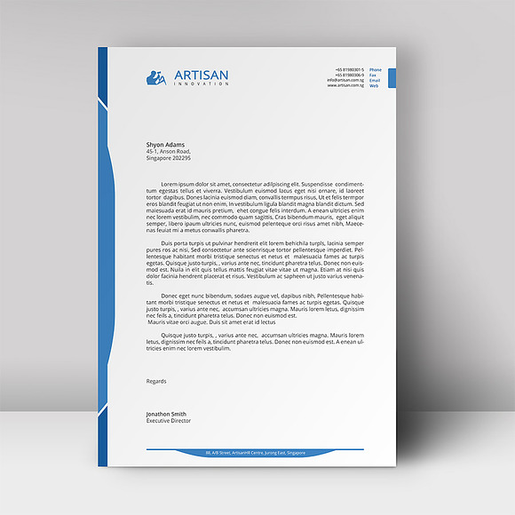 Letterhead in Stationery Templates - product preview 3