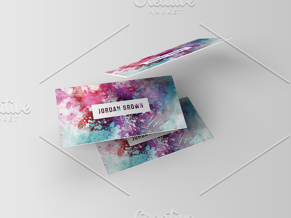 Amelie | Business Card Template in Business Card Templates - product preview 2