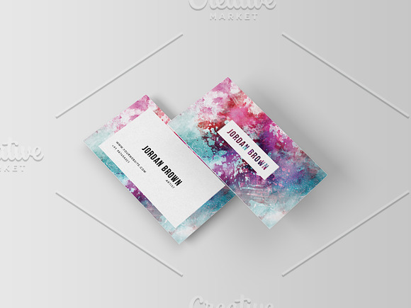 Amelie | Business Card Template in Business Card Templates - product preview 3