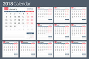 2018 Calendar and Planner