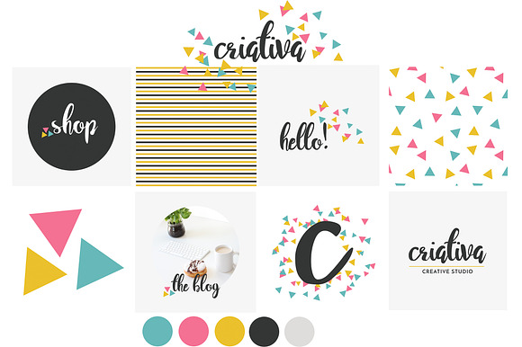 Logo & Brand Suite Criativa in Logo Templates - product preview 1