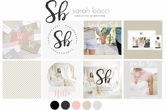 Logo & Branding Kit - Sarah in Logo Templates - product preview 1