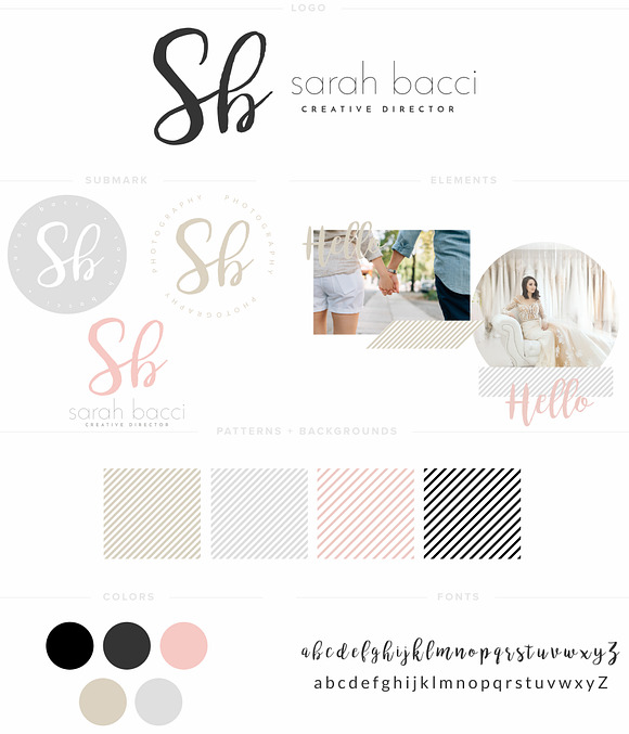 Logo & Branding Kit - Sarah in Logo Templates - product preview 2