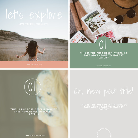 Logo & Brand Kit - Julia Sophie in Logo Templates - product preview 4