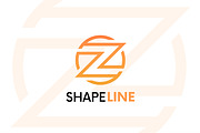 Z letter linear logo icon emblem