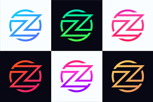 Z letter linear logo icon emblem in Logo Templates - product preview 4