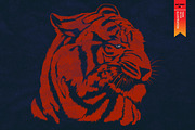 Tigers - Vector illustration