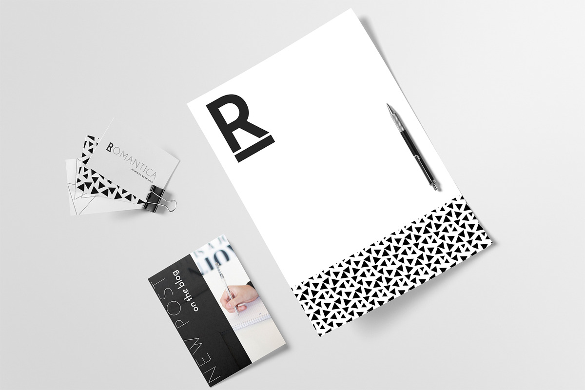 Logo & Brand Kit - Romantica in Logo Templates - product preview 8