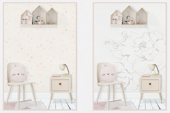 Kids Room Wall/Frame Mock Up 15 in Print Mockups - product preview 1