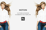 Motion - Clothing PSD Template