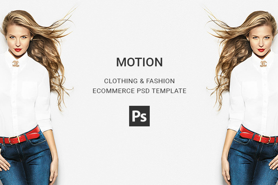 Motion - Clothing PSD Template