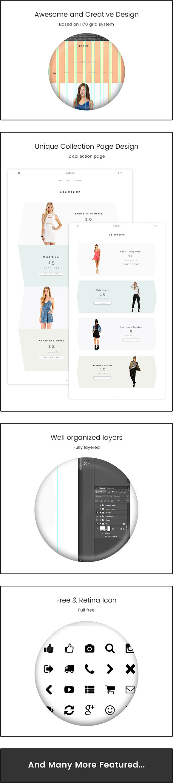 Motion - Clothing PSD Template in Website Templates - product preview 2