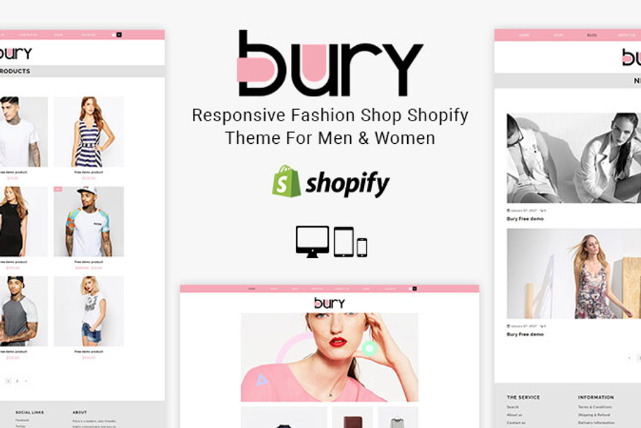 Bury - Fashion Shop Shopify Theme