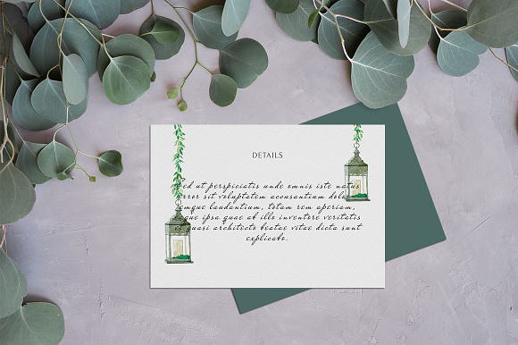 Rustic Wedding Invitation Kit in Wedding Templates - product preview 2
