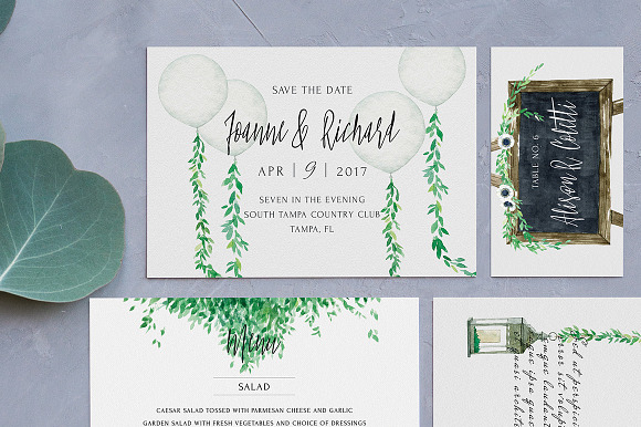 Rustic Wedding Invitation Kit in Wedding Templates - product preview 4