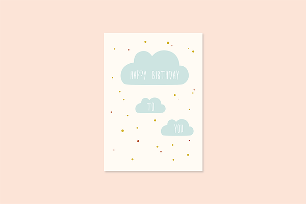 Happy Birthday card for kids