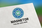 Magnetor (Letter M) Logo