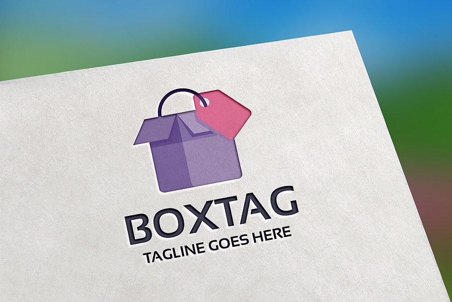Box Tag Logo in Logo Templates - product preview 8