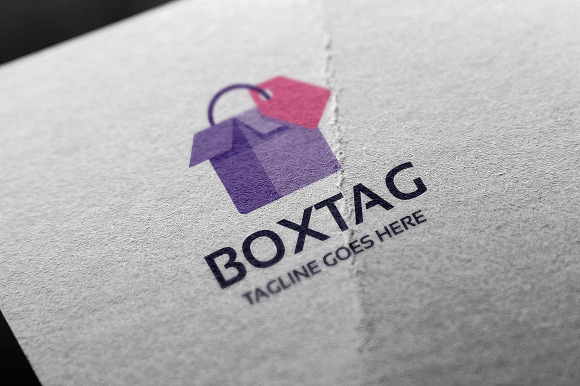 Box Tag Logo in Logo Templates - product preview 2