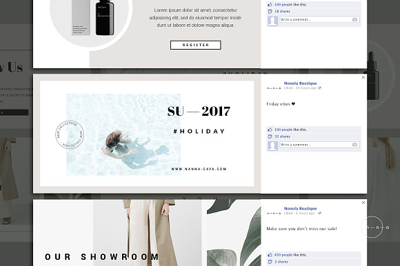 Fashion Social Media Pack • Nanna in Instagram Templates - product preview 7