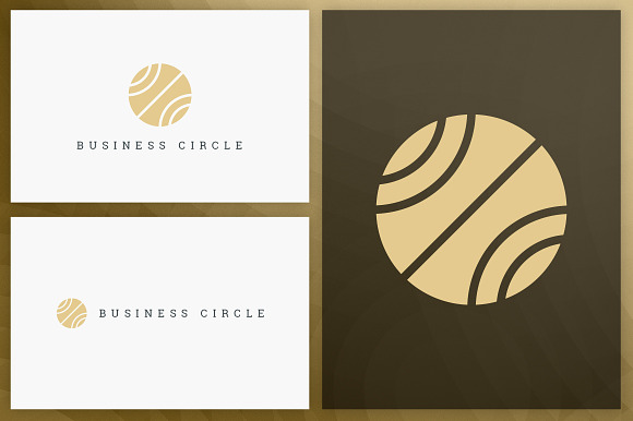 20 Circle geometric logos - filled in Logo Templates - product preview 2