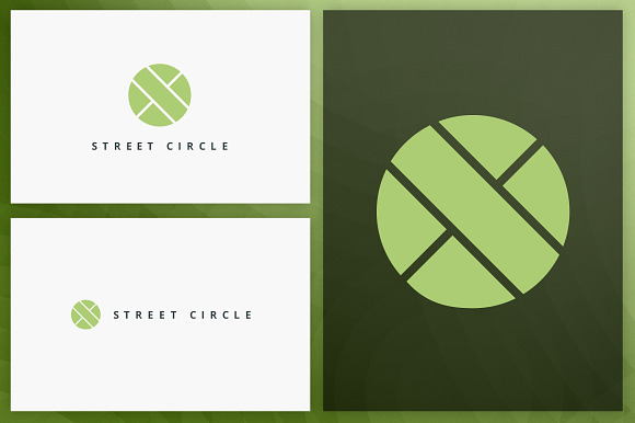 20 Circle geometric logos - filled in Logo Templates - product preview 3
