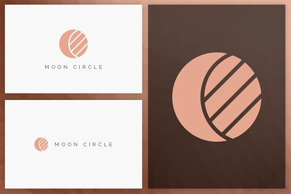 20 Circle geometric logos - filled in Logo Templates - product preview 11