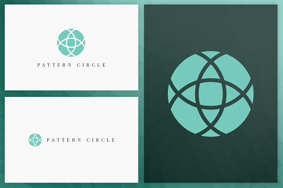 20 Circle geometric logos - filled in Logo Templates - product preview 14