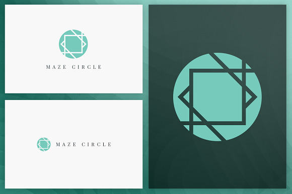 20 Circle geometric logos - filled in Logo Templates - product preview 19