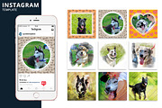 Instagram Dog Template