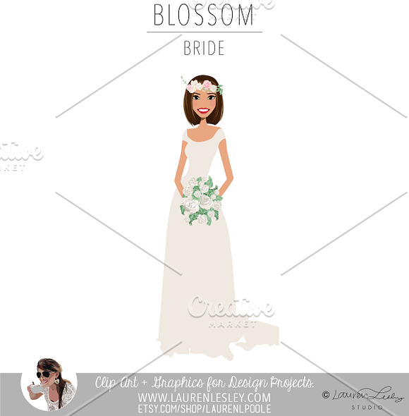 Bride Portrait Creator | Wedding Art in Illustrations - product preview 1
