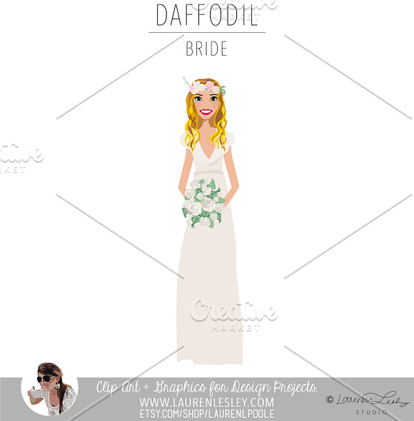 Bride Portrait Creator | Wedding Art in Illustrations - product preview 2