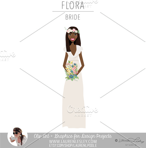 Bride Portrait Creator | Wedding Art in Illustrations - product preview 5