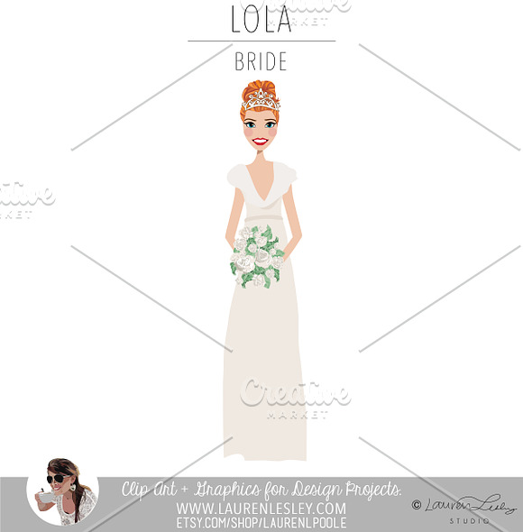 Bride Portrait Creator | Wedding Art in Illustrations - product preview 10