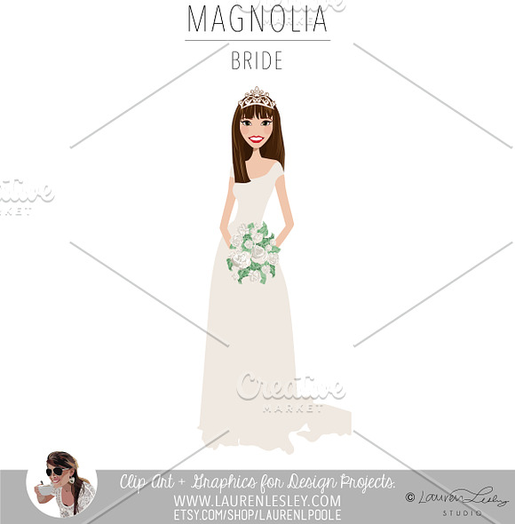 Bride Portrait Creator | Wedding Art in Illustrations - product preview 12