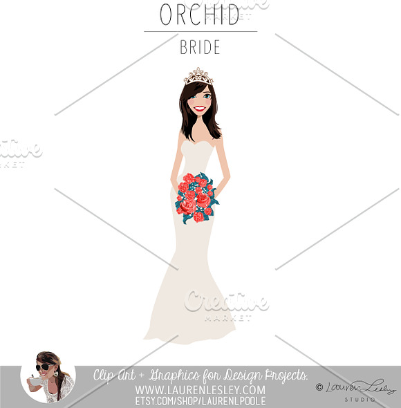 Bride Portrait Creator | Wedding Art in Illustrations - product preview 16