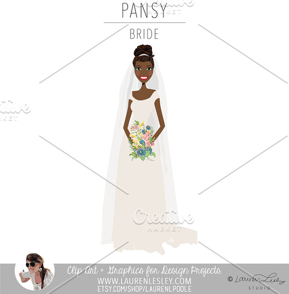 Bride Portrait Creator | Wedding Art in Illustrations - product preview 17