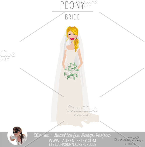 Bride Portrait Creator | Wedding Art in Illustrations - product preview 18