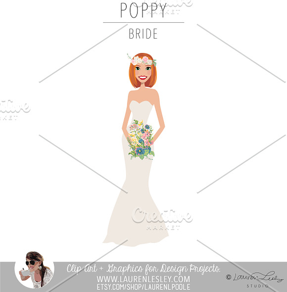 Bride Portrait Creator | Wedding Art in Illustrations - product preview 20