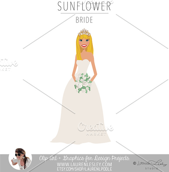 Bride Portrait Creator | Wedding Art in Illustrations - product preview 22