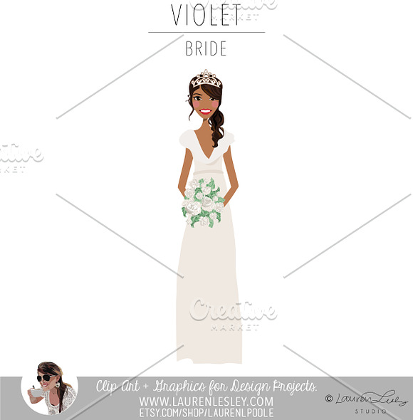 Bride Portrait Creator | Wedding Art in Illustrations - product preview 25