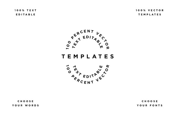 Type Template Vol. 4 in Logo Templates - product preview 2